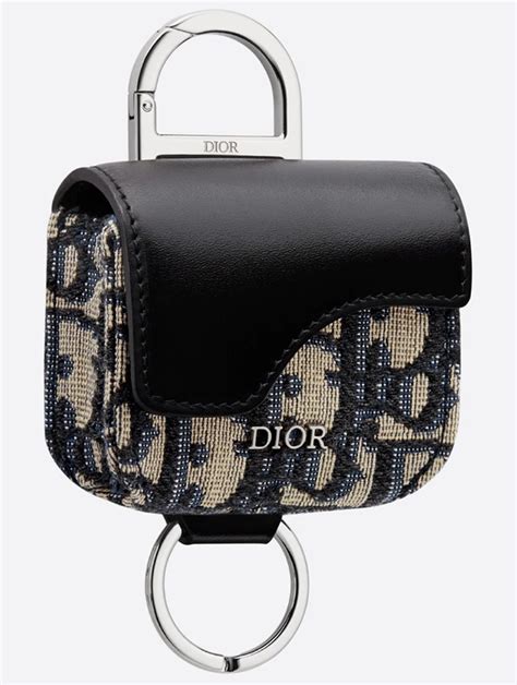 air pods case dior|Dior AirPods saddle bag.